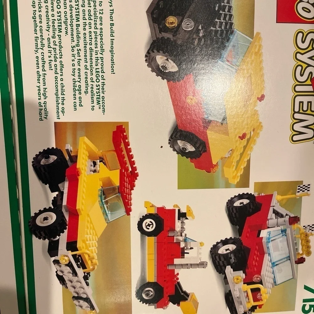 Vintage LEGO System Building Toy Basic Set 715 Incomplete 1990